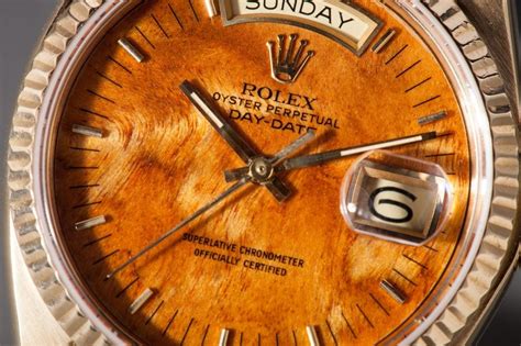 rolex gedron dial|rolex watches wood dial.